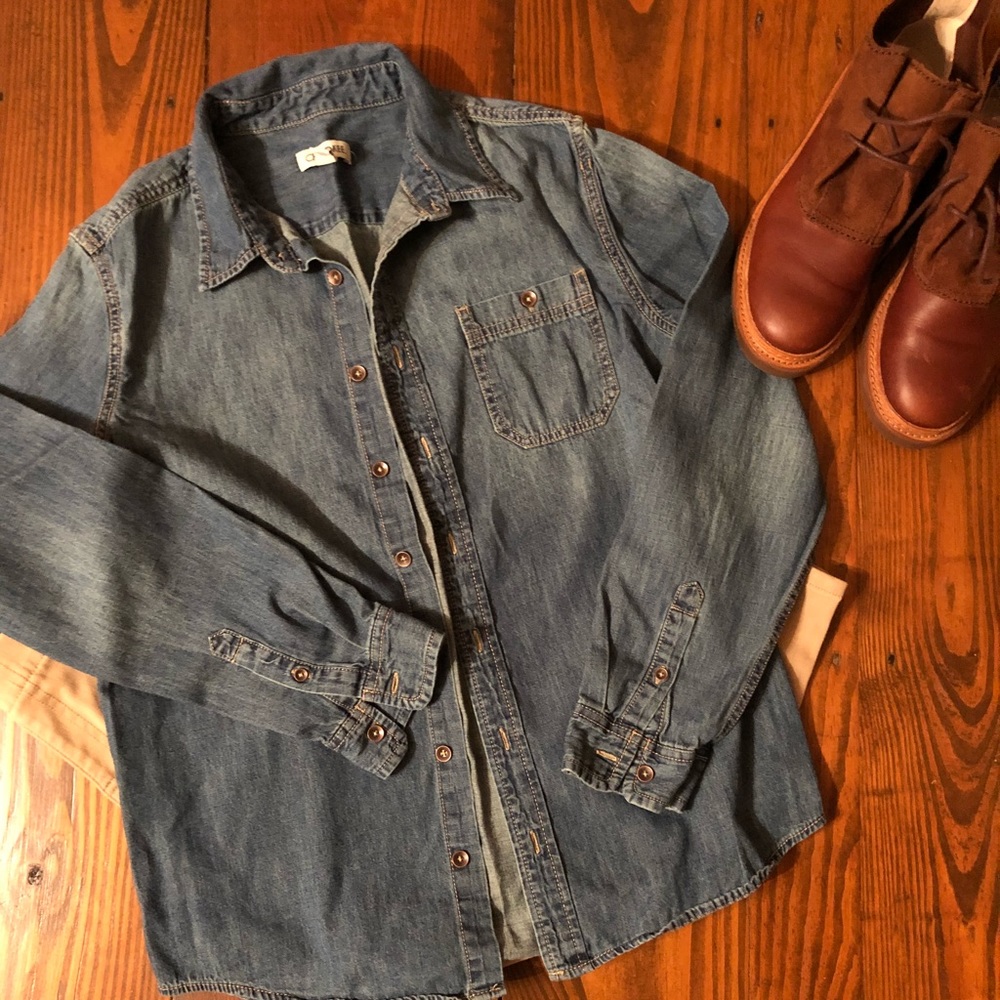 🍁Cherokee Girls Denim Button Down 🍁